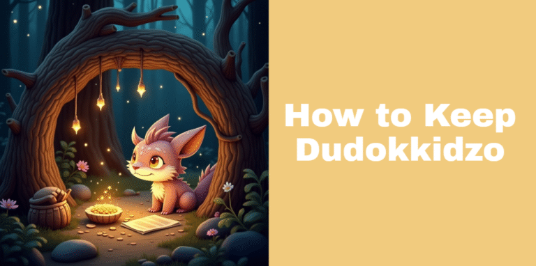 How to Keep Dudokkidzo