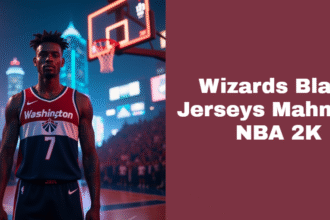 Wizards Black Jerseys Mahmood NBA 2K