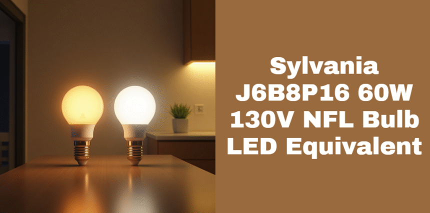 Sylvania J6B8P16 60W 130V NFL Bulb LED Equivalent
